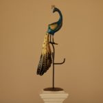 Blue Peacock trinket stand