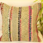 Jute Chindi Cushion Cover